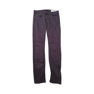 Rag & Bone Aged Black Skinny Jeans measures at Size 28 (tag says 26)